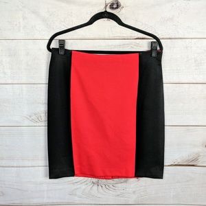 Michael Kors Stretchy Colorblock Pencil Skirt